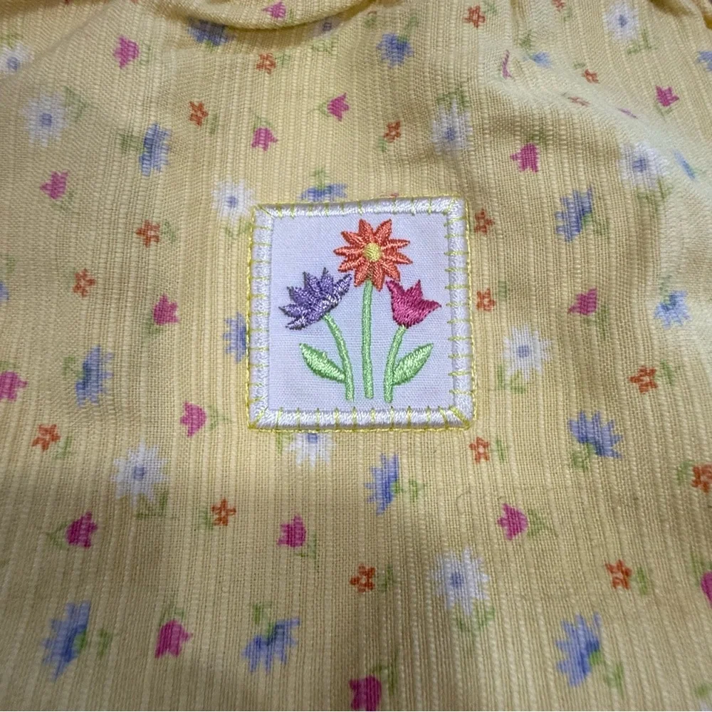 Y2K Carter's Sunny Floral Baby Romper Size 9-12 Months